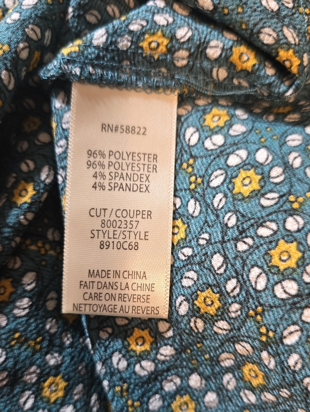 Max Studio Floral Smocked Waist Maxi Dress NWT Size M - Picture 7 of 7